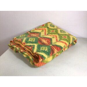 Vintage Mid Century Blanket Made USA 65 X 90